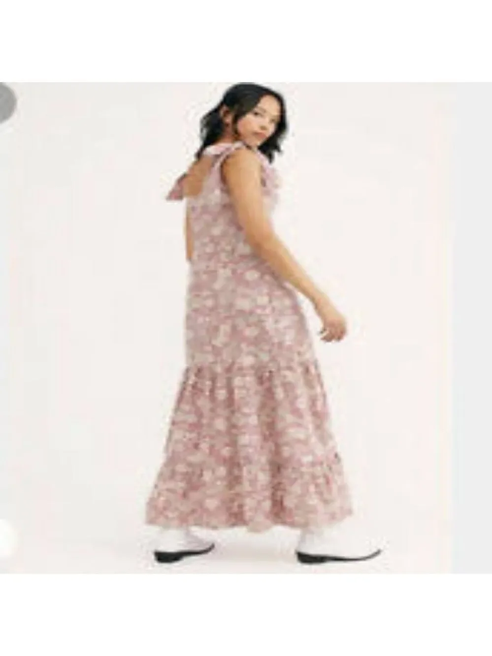 Free People In the Fields Floral Maxi Dress